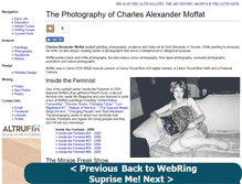 Tablet Screenshot of fotos.charlesmoffat.com